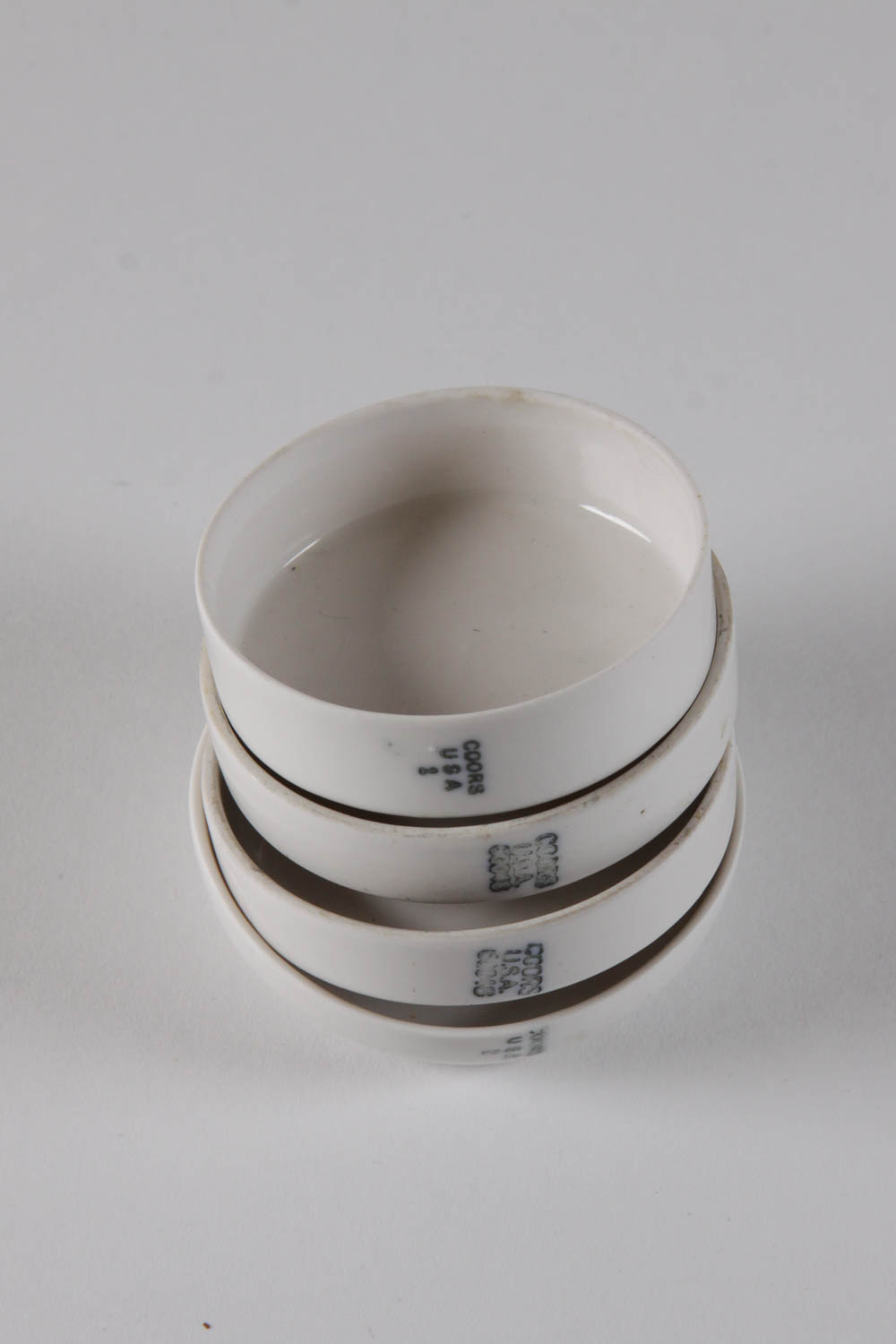 Collection of Vintage Coors Porcelain Evaporating Dishes