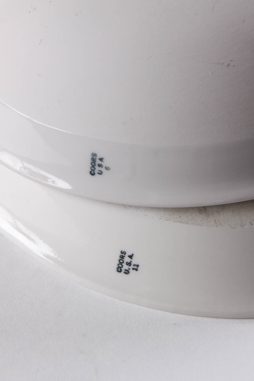 Collection of Vintage Coors Porcelain Evaporating Dishes