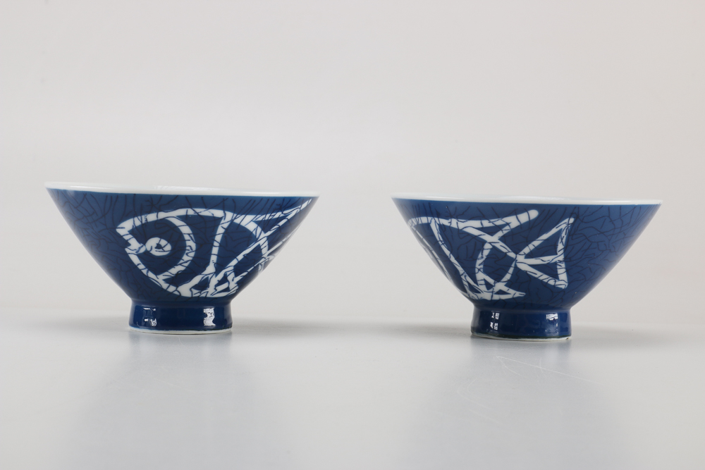 Collection of Stoneware and Porcelain Bowls with a Teapot