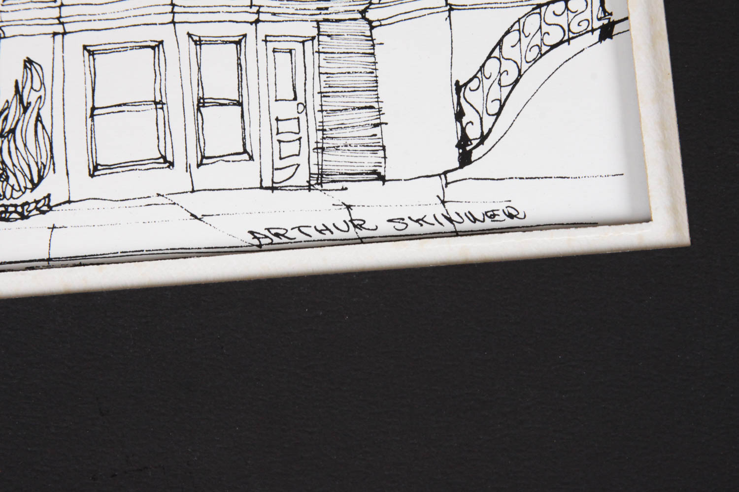 Set of Arthur Skinner Original Pen and Ink Drawings