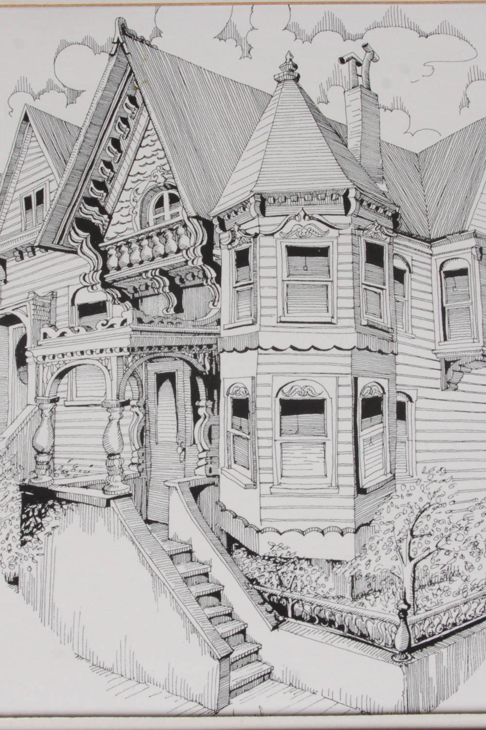 Set of Arthur Skinner Original Pen and Ink Drawings