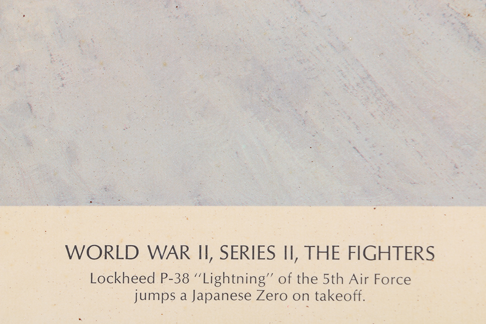 "The Fighters" WWII Framed Offset Lithograph after J.B. Deneen