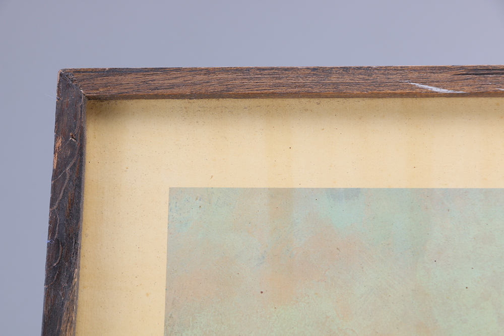 "The Fighters" WWII Framed Offset Lithograph after J.B. Deneen