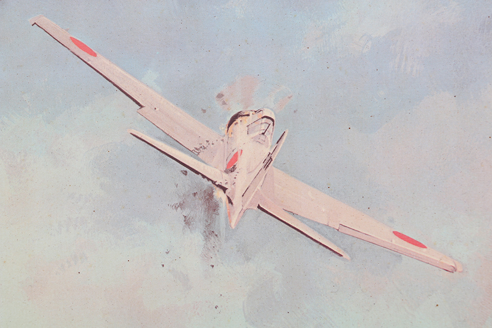 "The Fighters" WWII Framed Offset Lithograph after J.B. Deneen