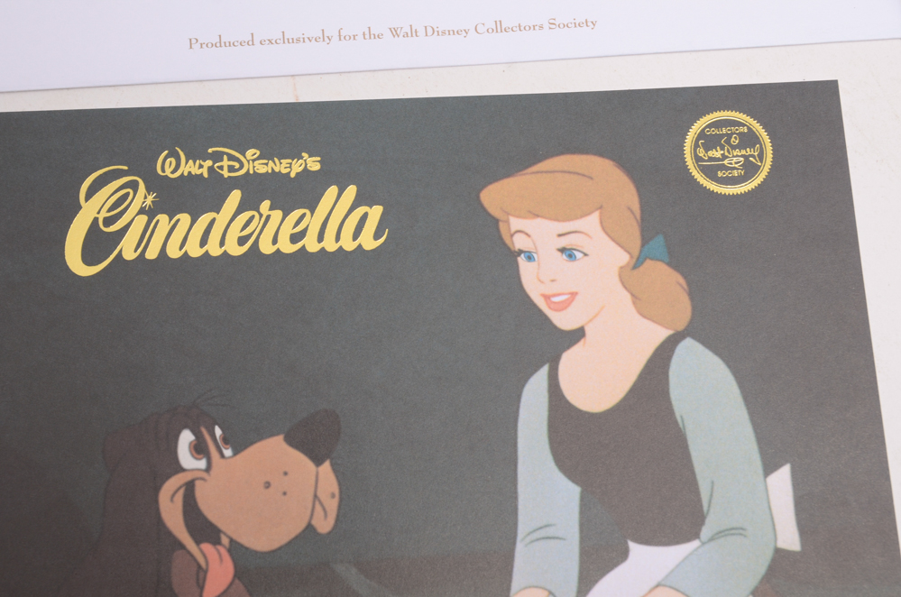 Walt Disney Collectors Society Unframed Lithographs