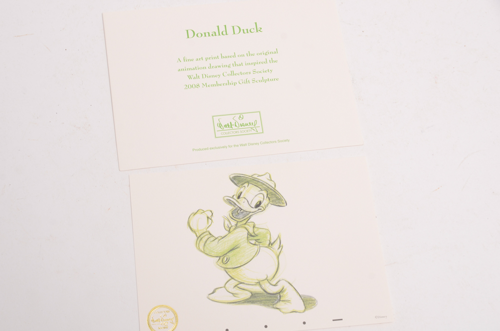 Walt Disney Collectors Society Unframed Lithographs