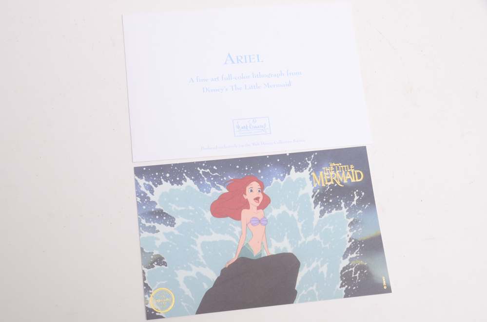 Walt Disney Collectors Society Unframed Lithographs