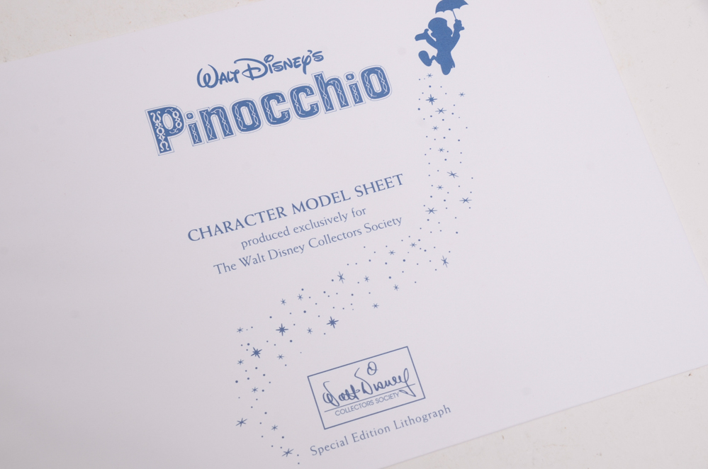 Walt Disney Collectors Society Unframed Lithographs