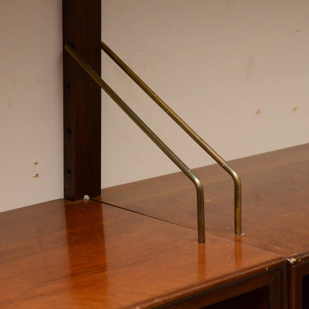 Danish Modern Wall Shelving Unit