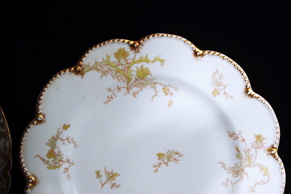 Vintage Haviland Scalloped Plates