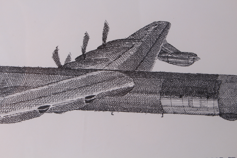 Signed "Convair B-36D Peacemaker" Offset Lithograph by Joe Milich