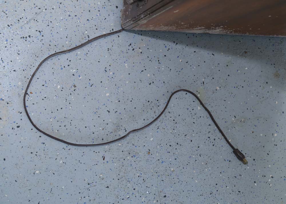 Vintage Mid Century Sewing Machine and Cabinet