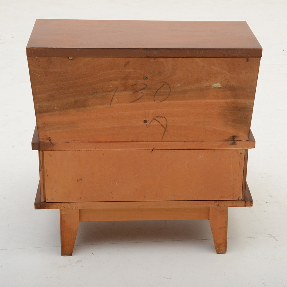 Pair of Mid Century Cantilevered Nightstands by Dixie