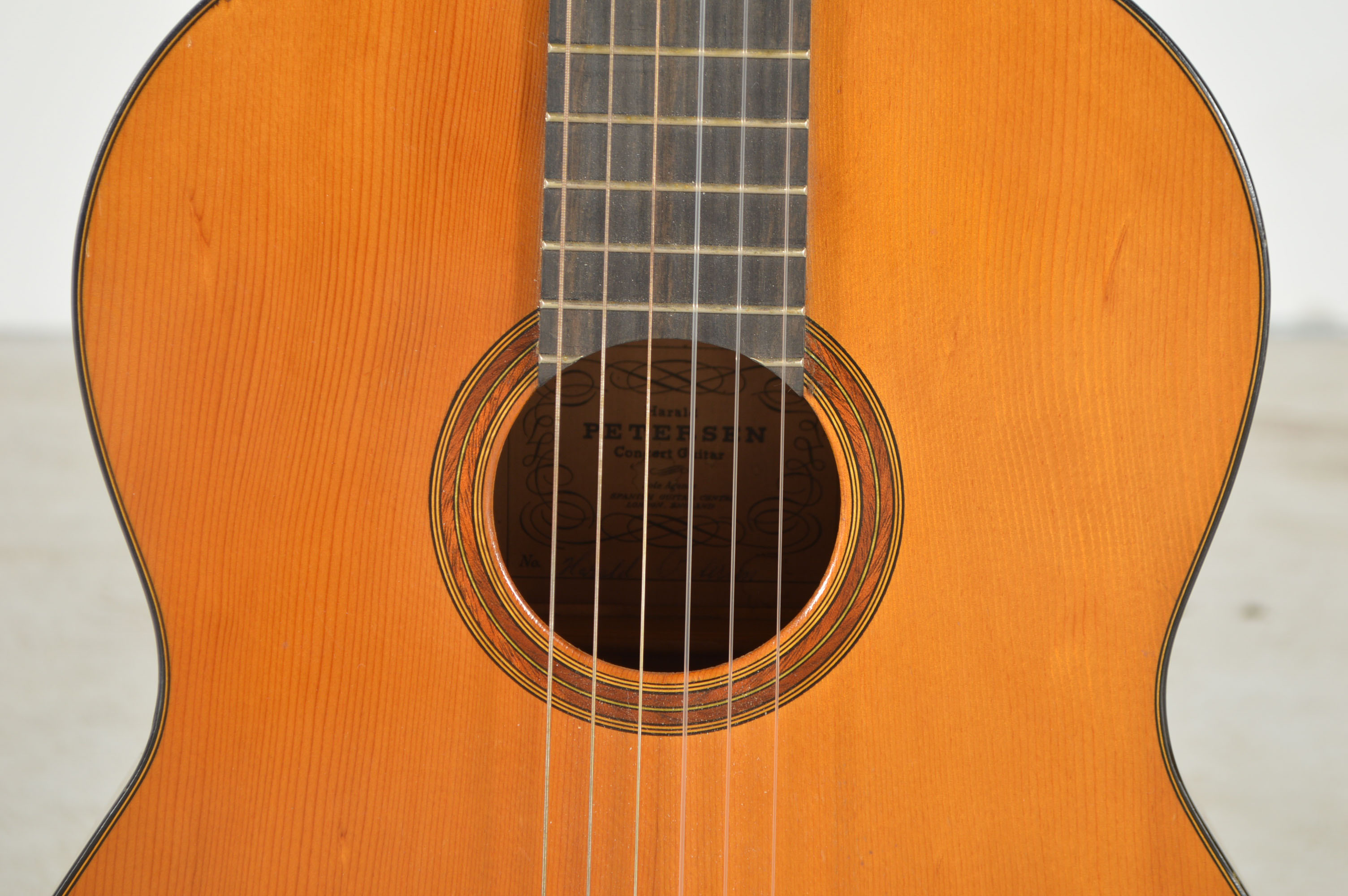 Harald Petersen Model A Classical Style Guitar With Case