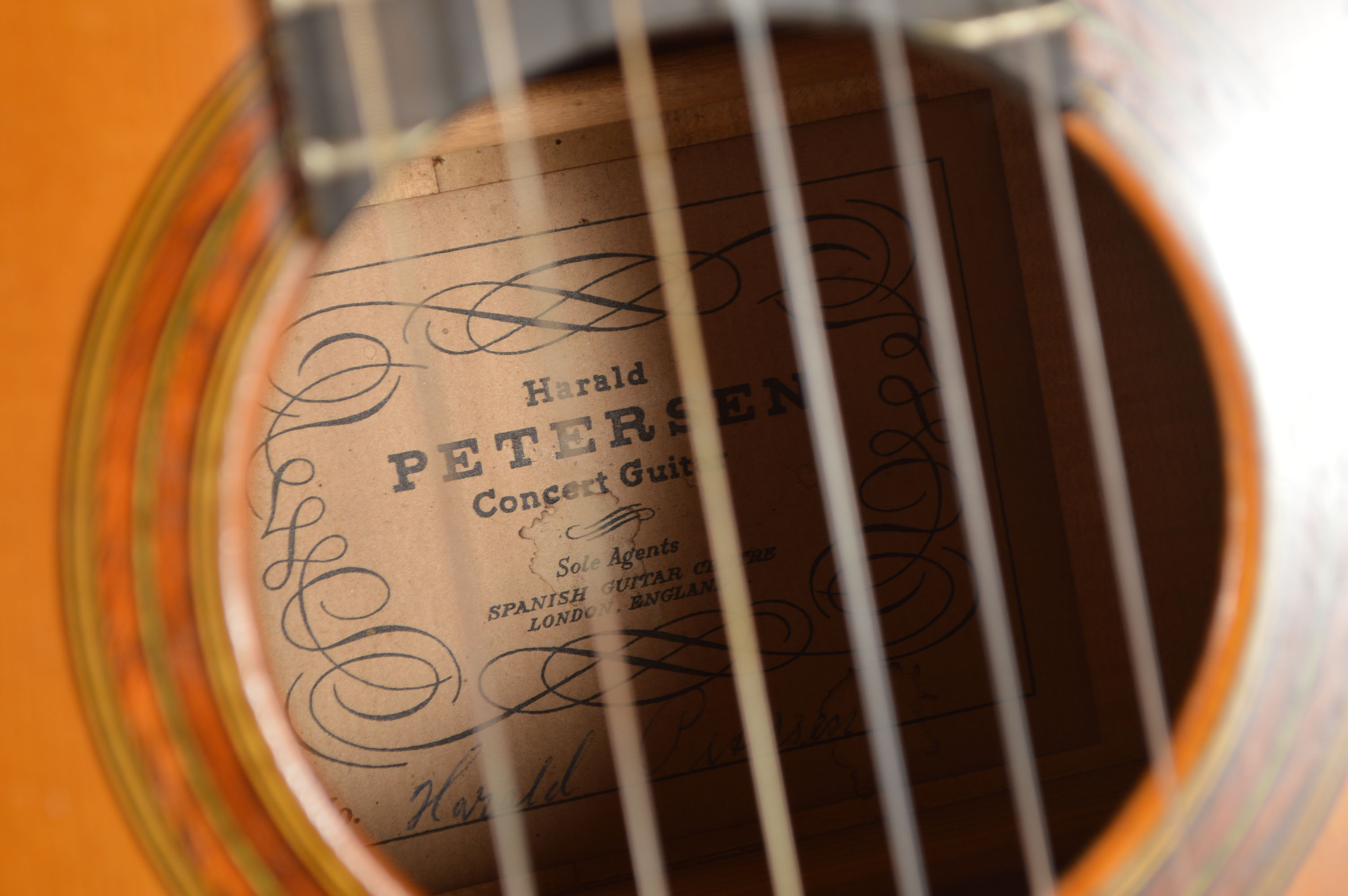 Harald Petersen Model A Classical Style Guitar With Case