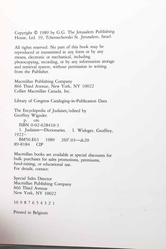 Three Books on Judaic Studies