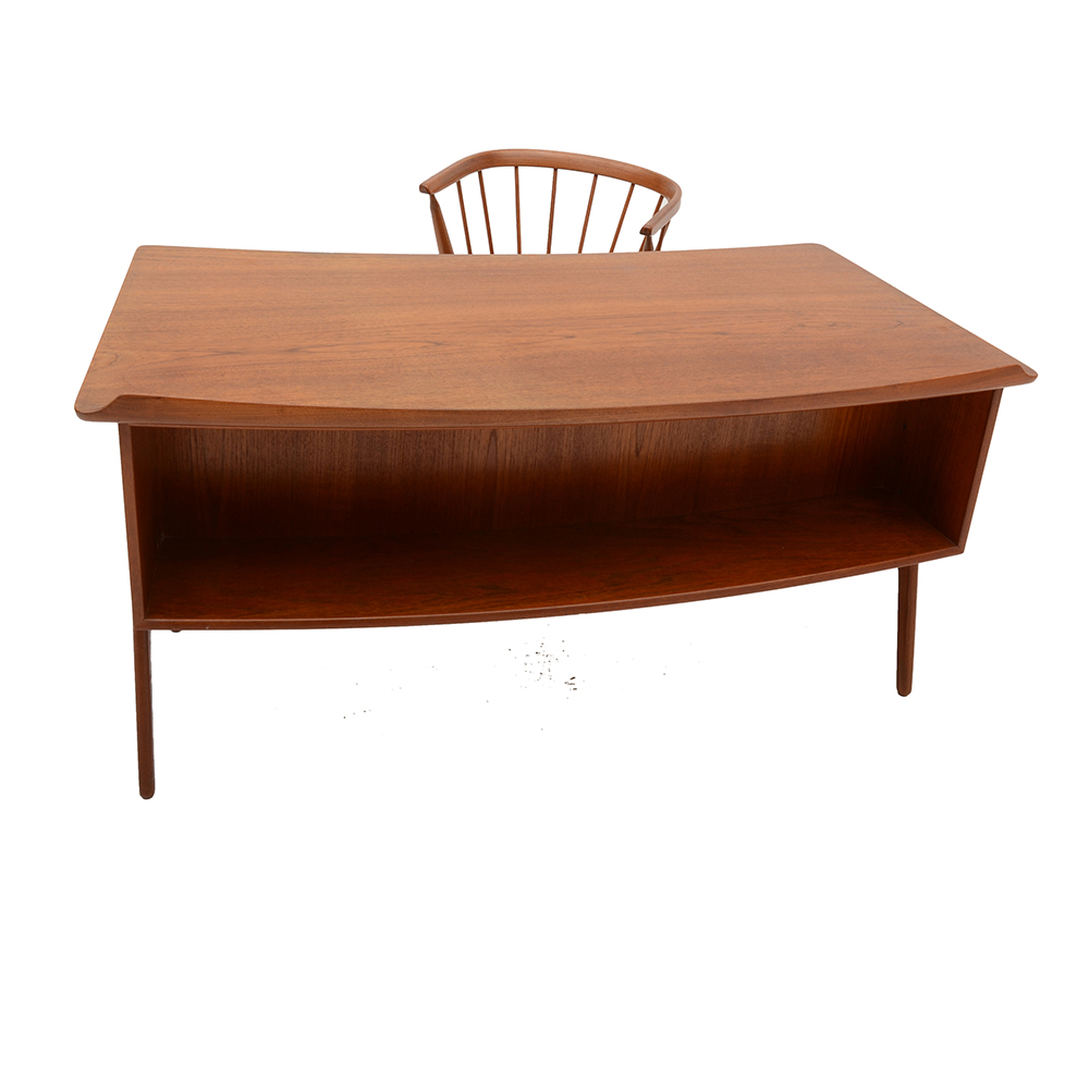 Arne Vodder Danish Modern Desk with Chair