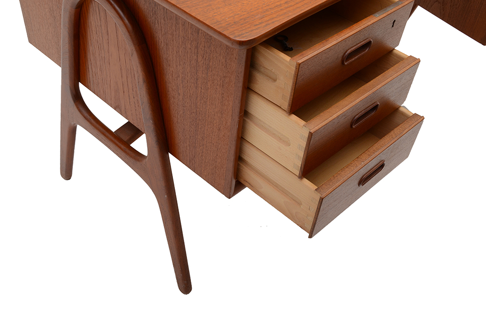Arne Vodder Danish Modern Desk with Chair