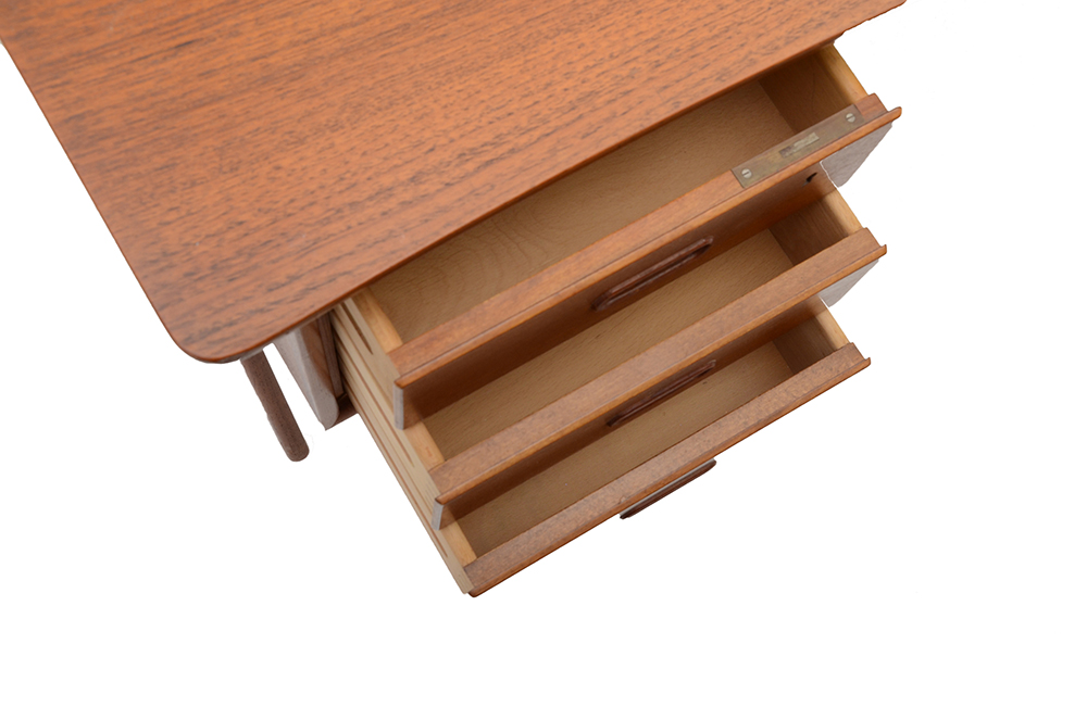 Arne Vodder Danish Modern Desk with Chair