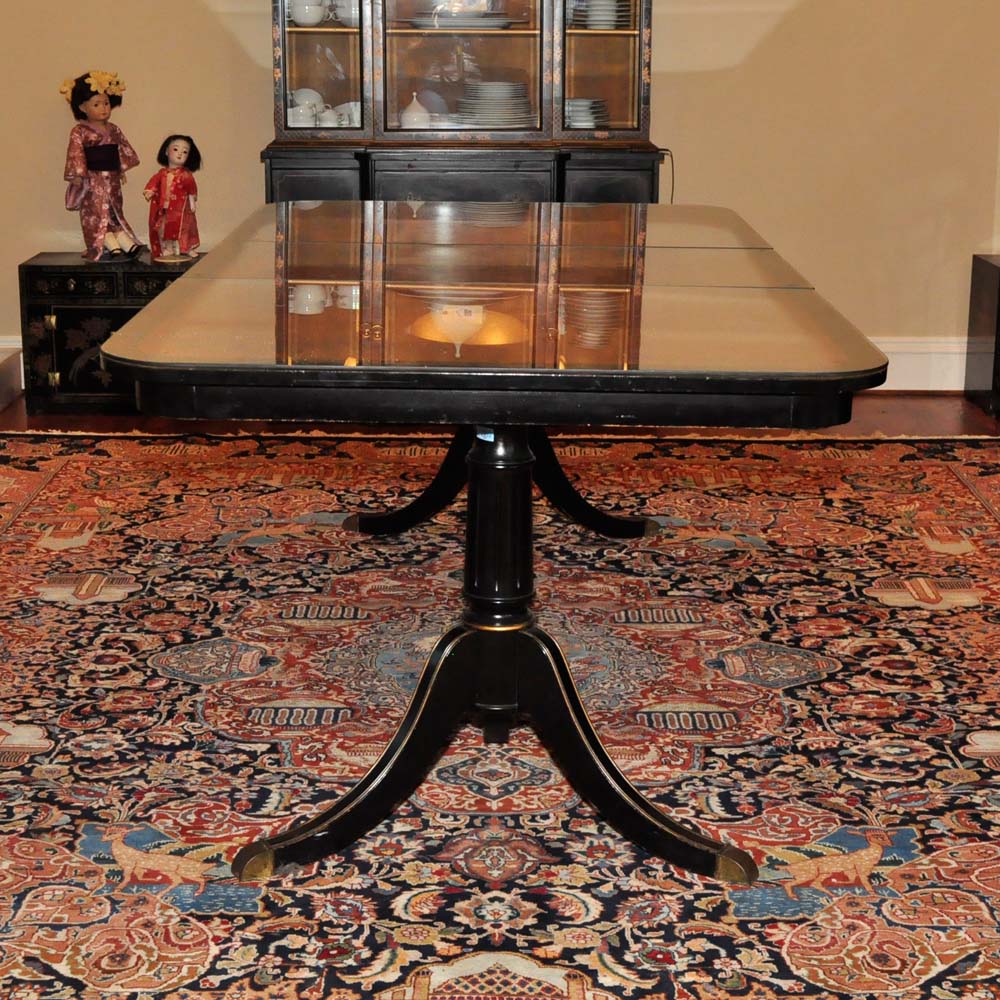 Duncan Phyfe Painted Dining Table