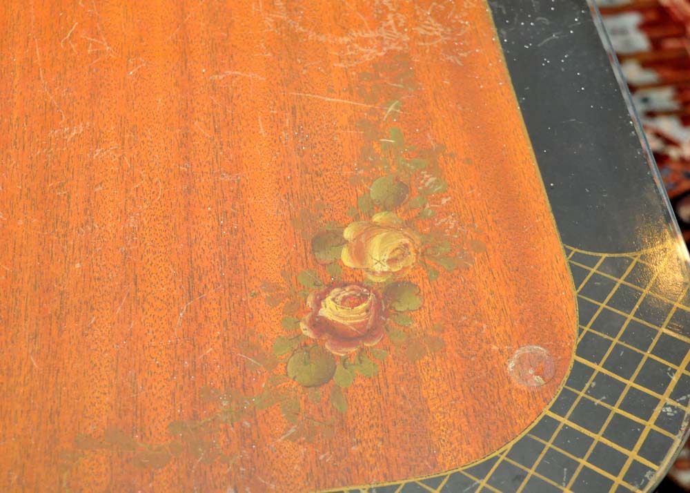 Duncan Phyfe Painted Dining Table