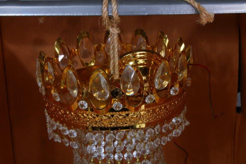 A Vintage Swarovski Empire Style Chandelier