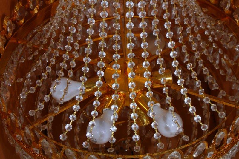 A Vintage Swarovski Empire Style Chandelier