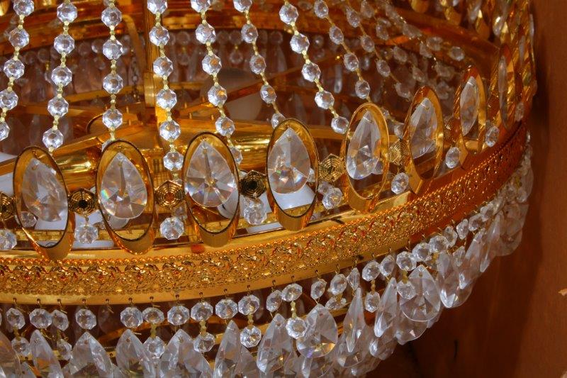 A Vintage Swarovski Empire Style Chandelier