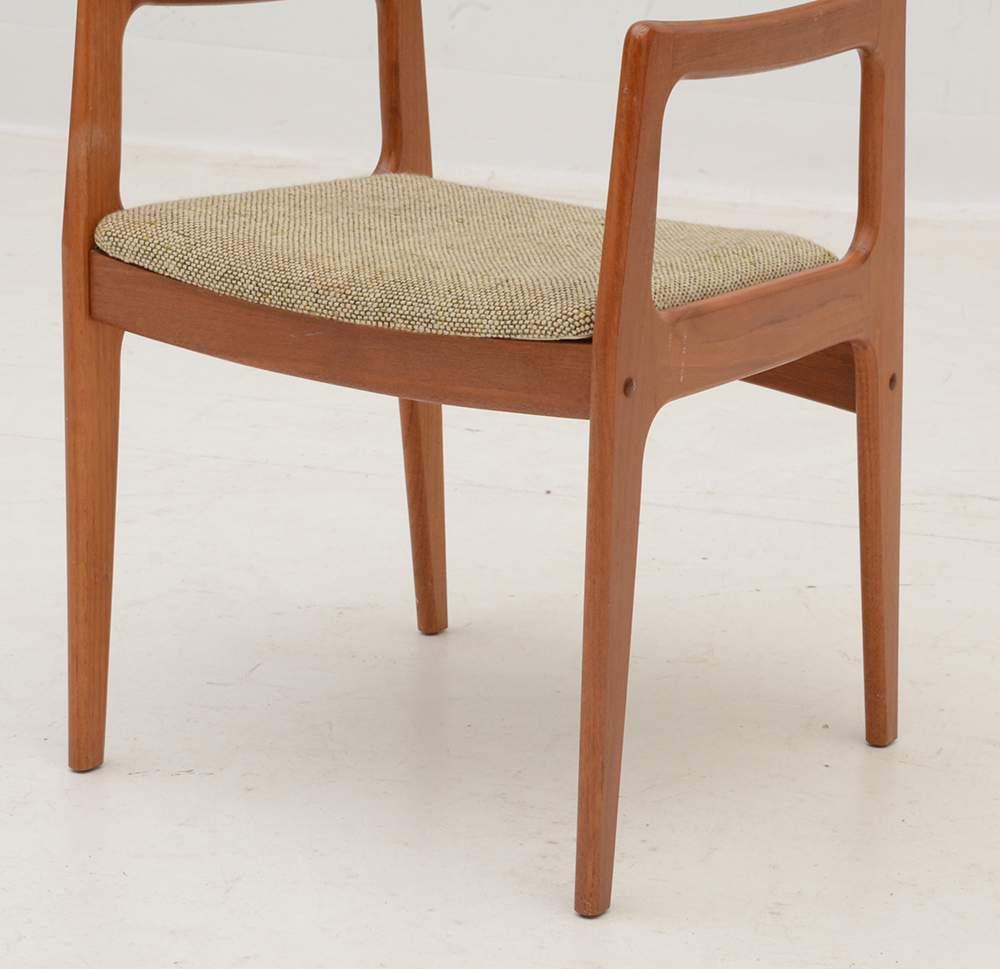 Teak Dining Table and Chairs by Dixie Furniture