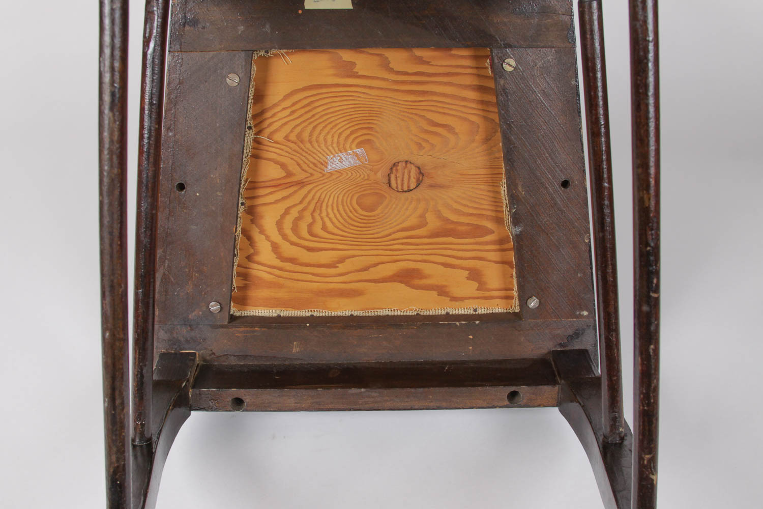 Vintage Side Chair with Needlepoint Seat