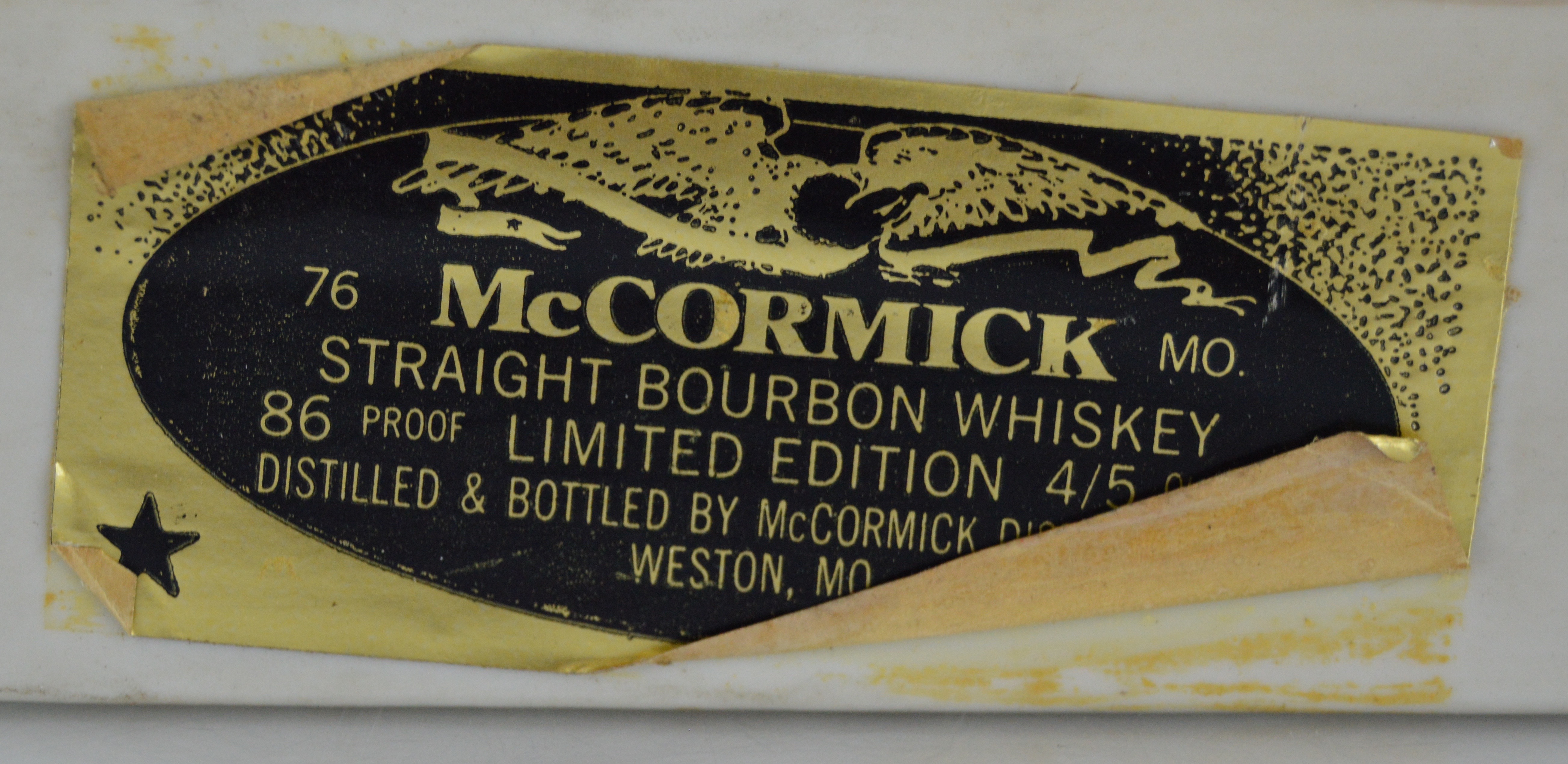 Collection of Patriots Ceramic Decanters by McCormick