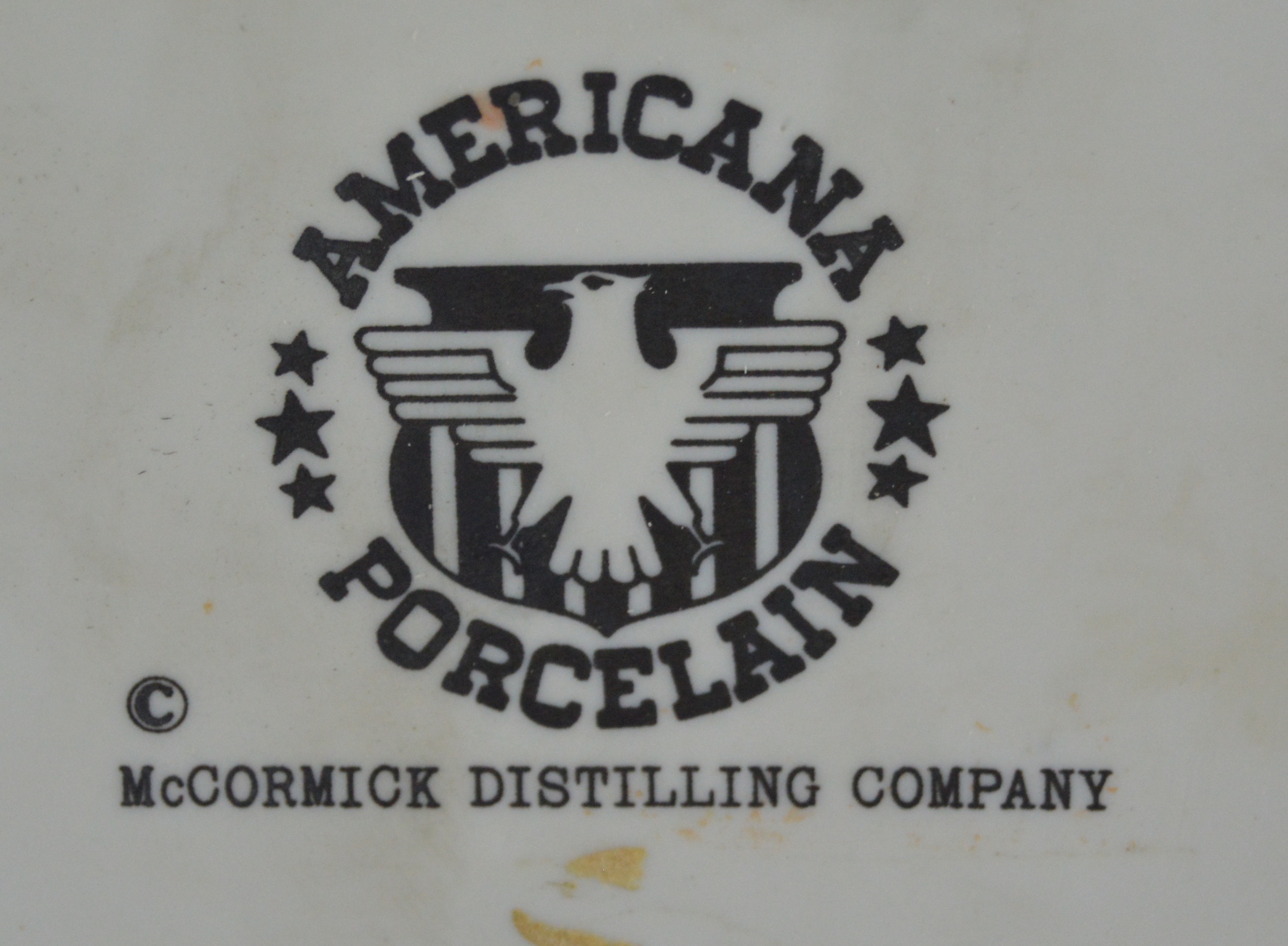 Collection of Patriots Ceramic Decanters by McCormick