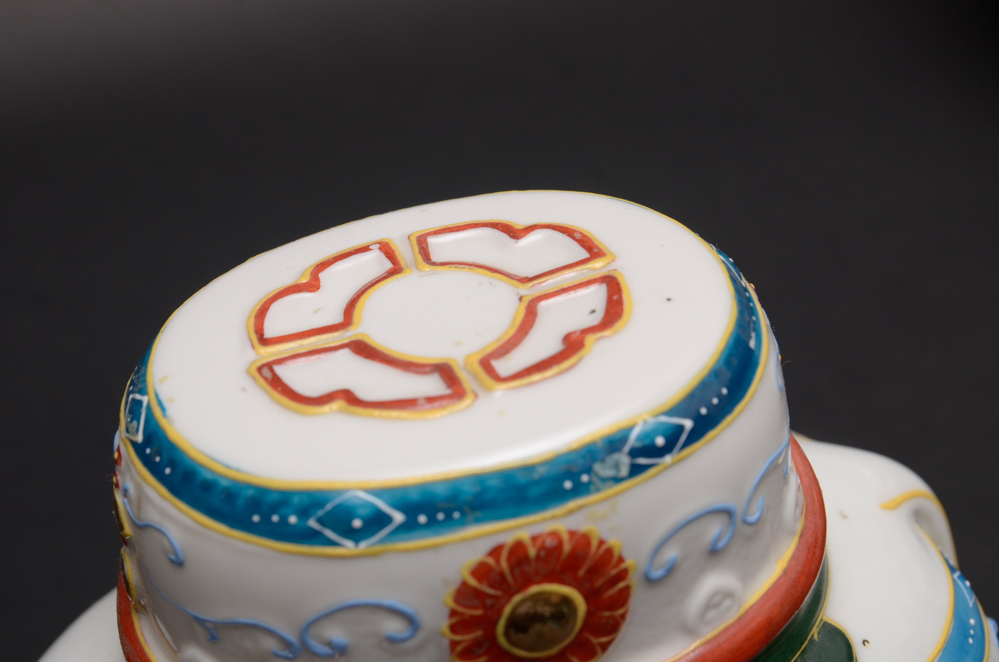 Japanese Ceramic Elephant Jars