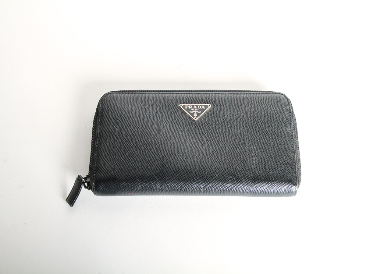 Black Prada Wallet