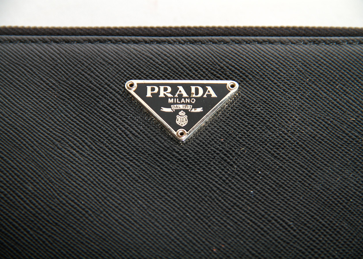 Black Prada Wallet