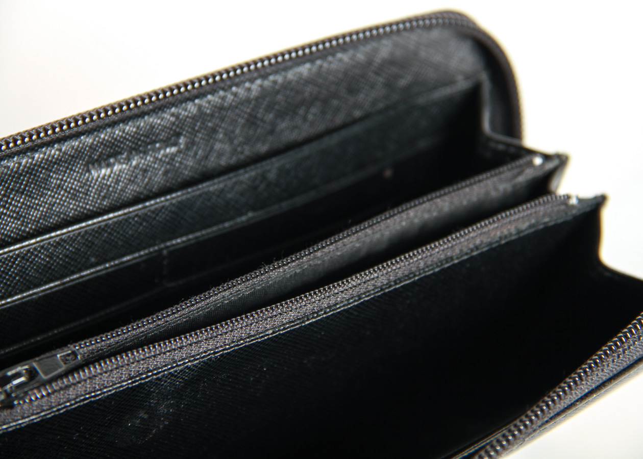 Black Prada Wallet