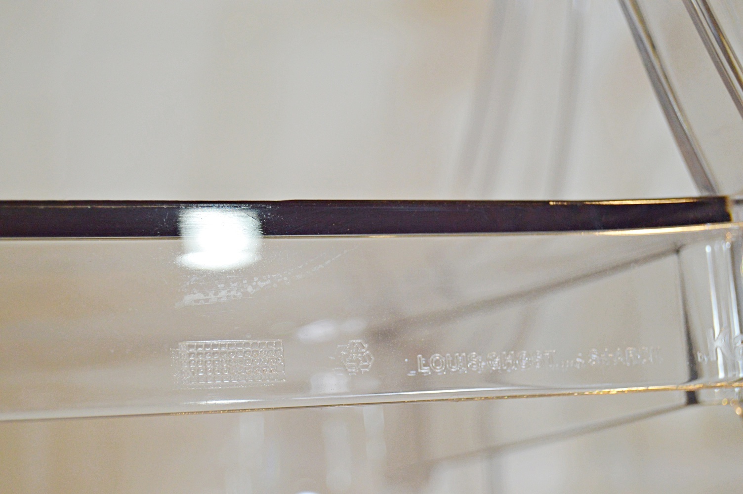 Kartell "Louis Ghost" Acrylic Chair by Philippe Starck