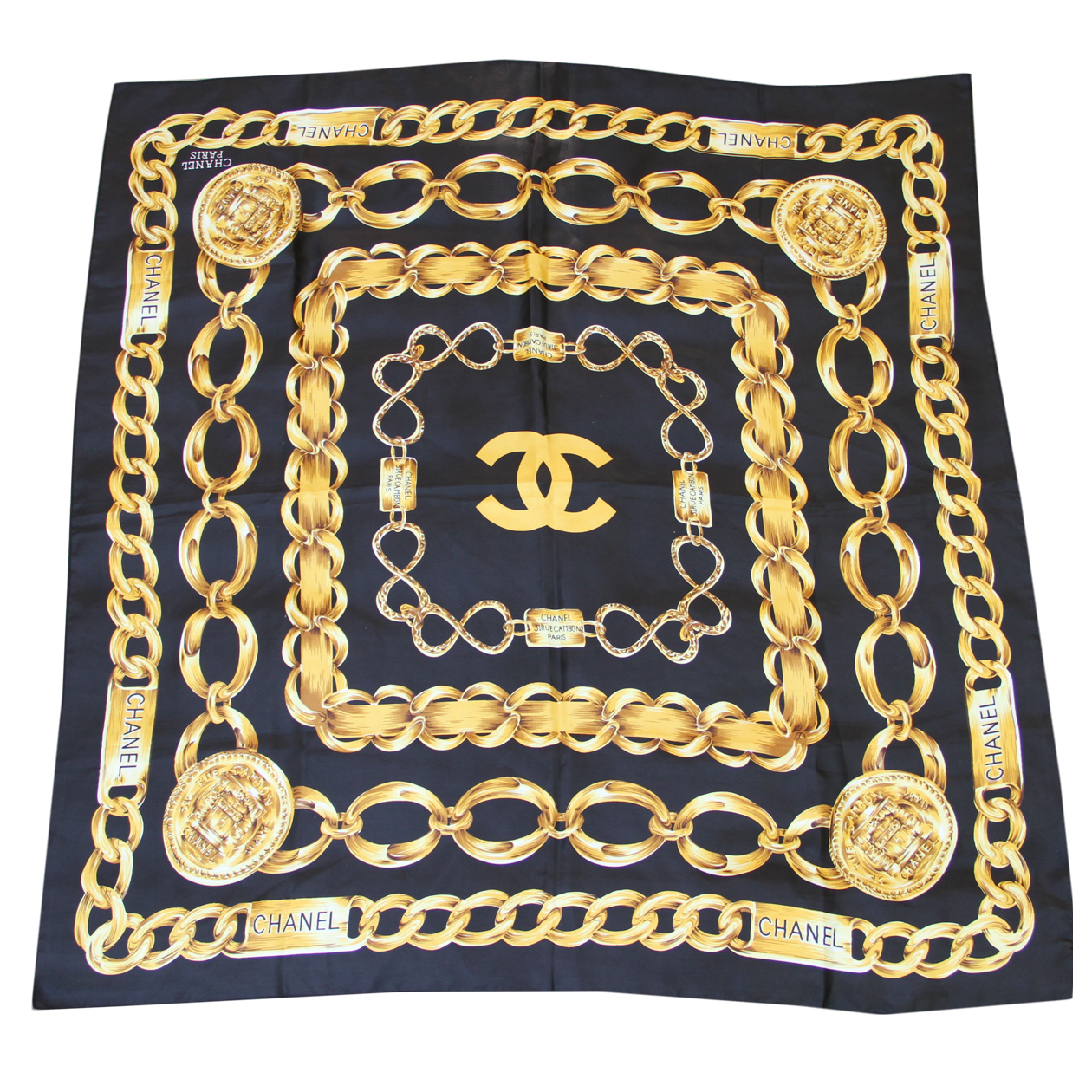 Vintage 80s Coco Chanel Scarf