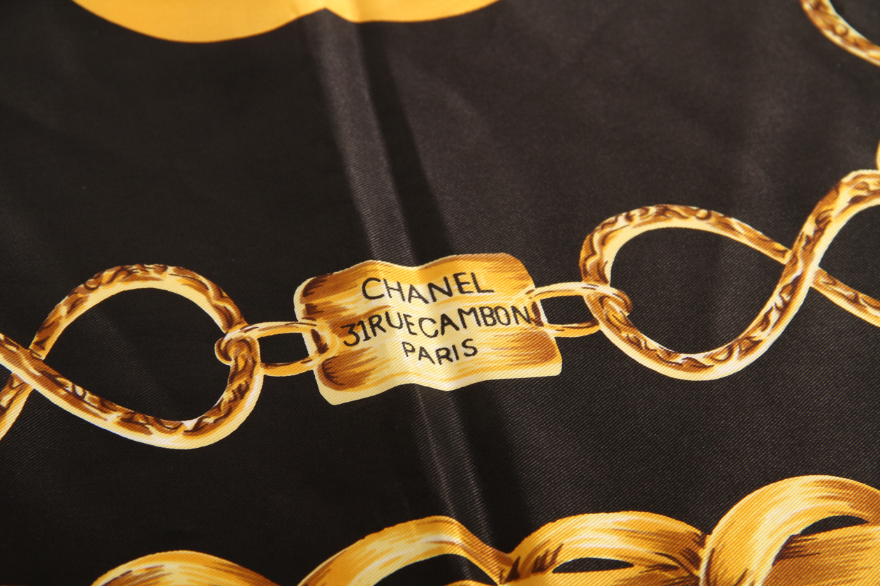 Vintage 80s Coco Chanel Scarf