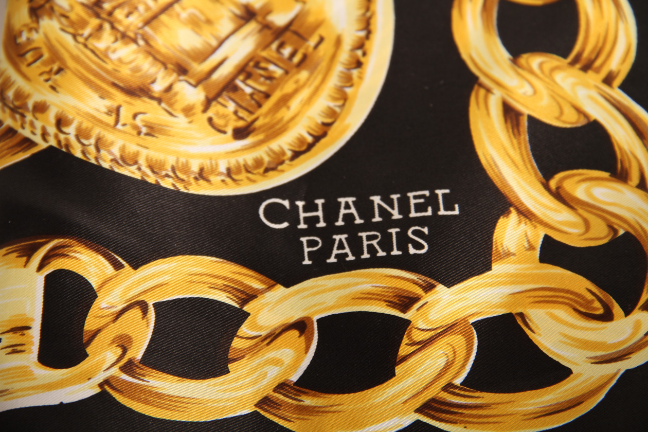 Vintage 80s Coco Chanel Scarf