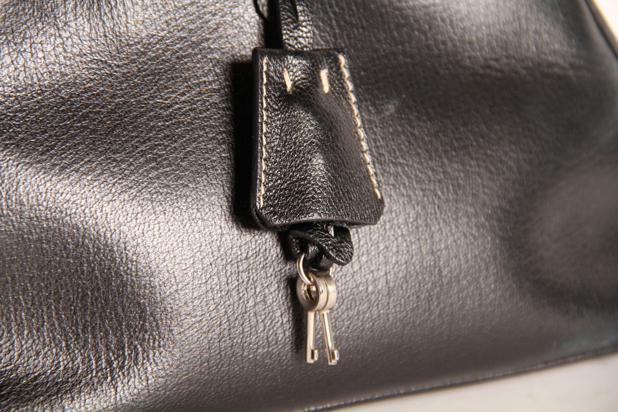 Black Prada Leather Handbag