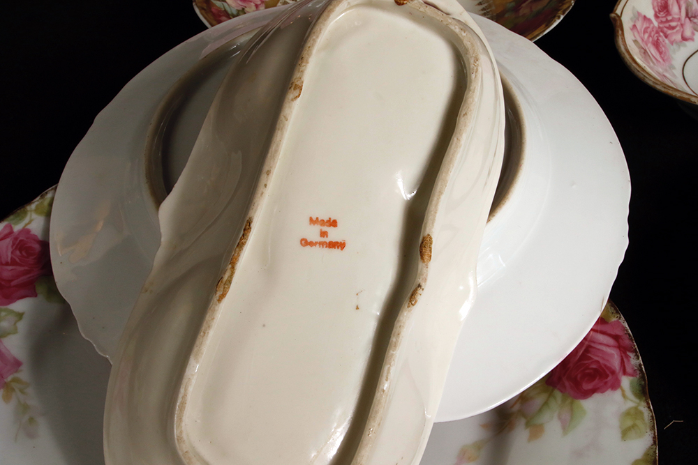 Collection of Antique and Vintage Pink China Pieces Including Thomas of Bavaria, Limoges, and Haviland