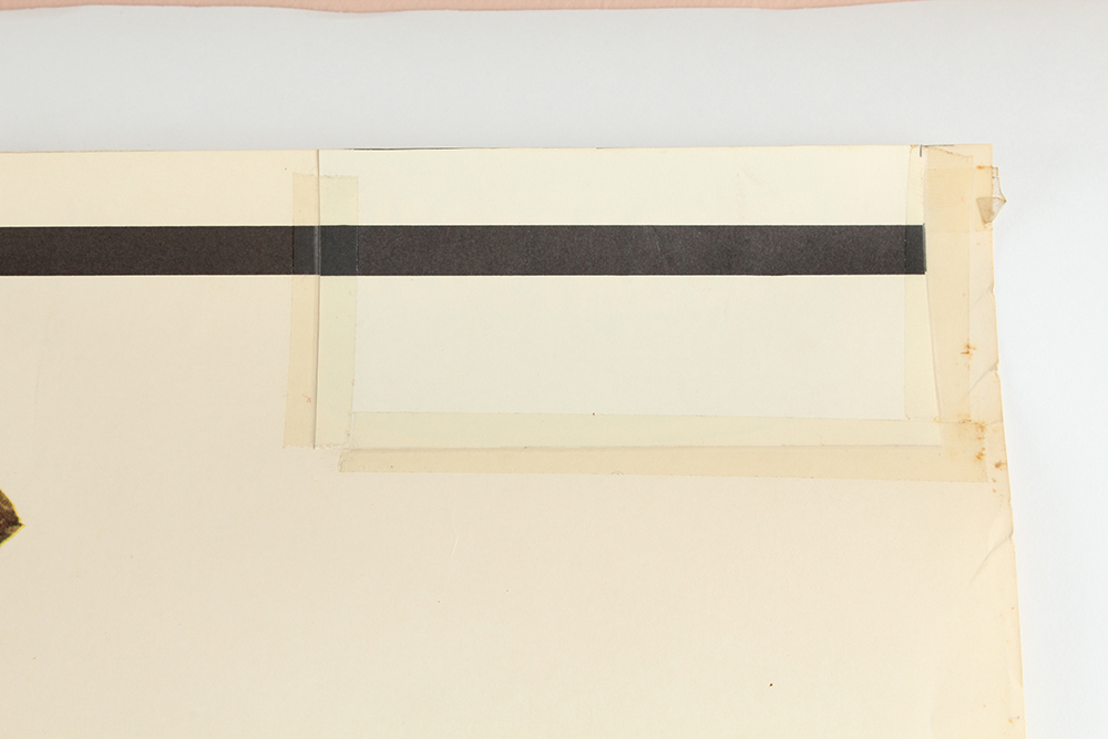 Pair of 1975 Vintage Del Monte Western Cowboy Lasso Scene Advertisement Posters