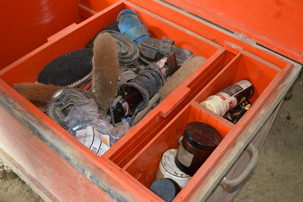 Neverest Acres Equestrian Tack Box and Supplies