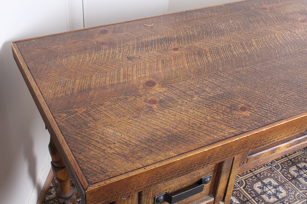 Large Vintage Wooden Desk