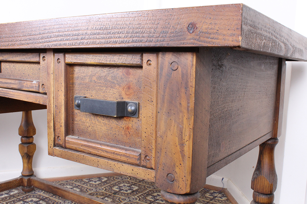 Large Vintage Wooden Desk