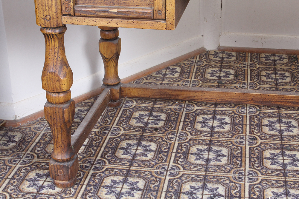 Large Vintage Wooden Desk
