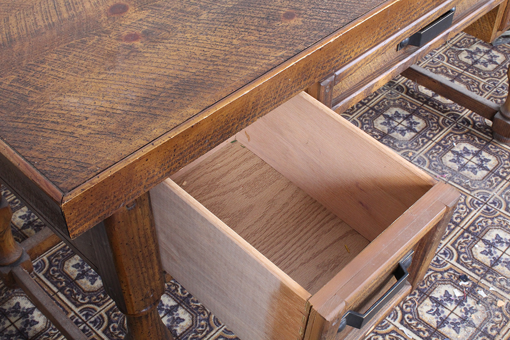Large Vintage Wooden Desk