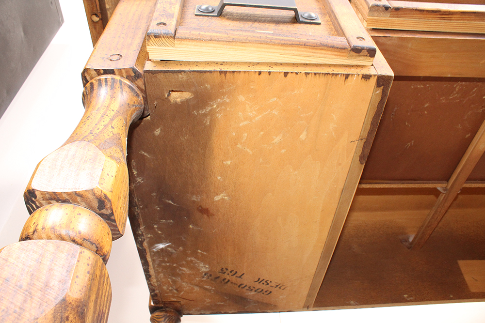 Large Vintage Wooden Desk