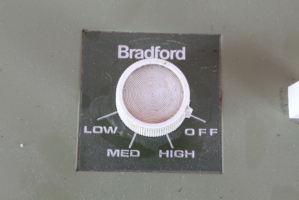 Vintage Bradford Rolling Box Fan